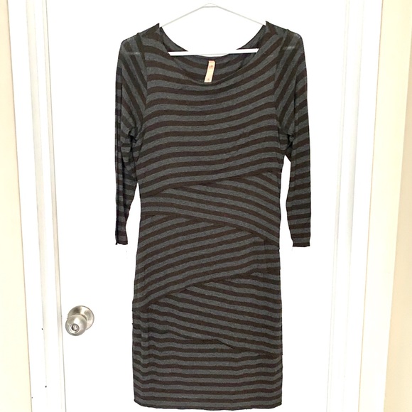 Anthropologie Body Con Striped Dress - Picture 1 of 4